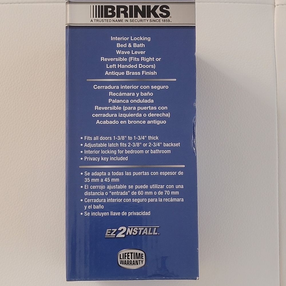 Brinks interior locking - Picture 5 of 6